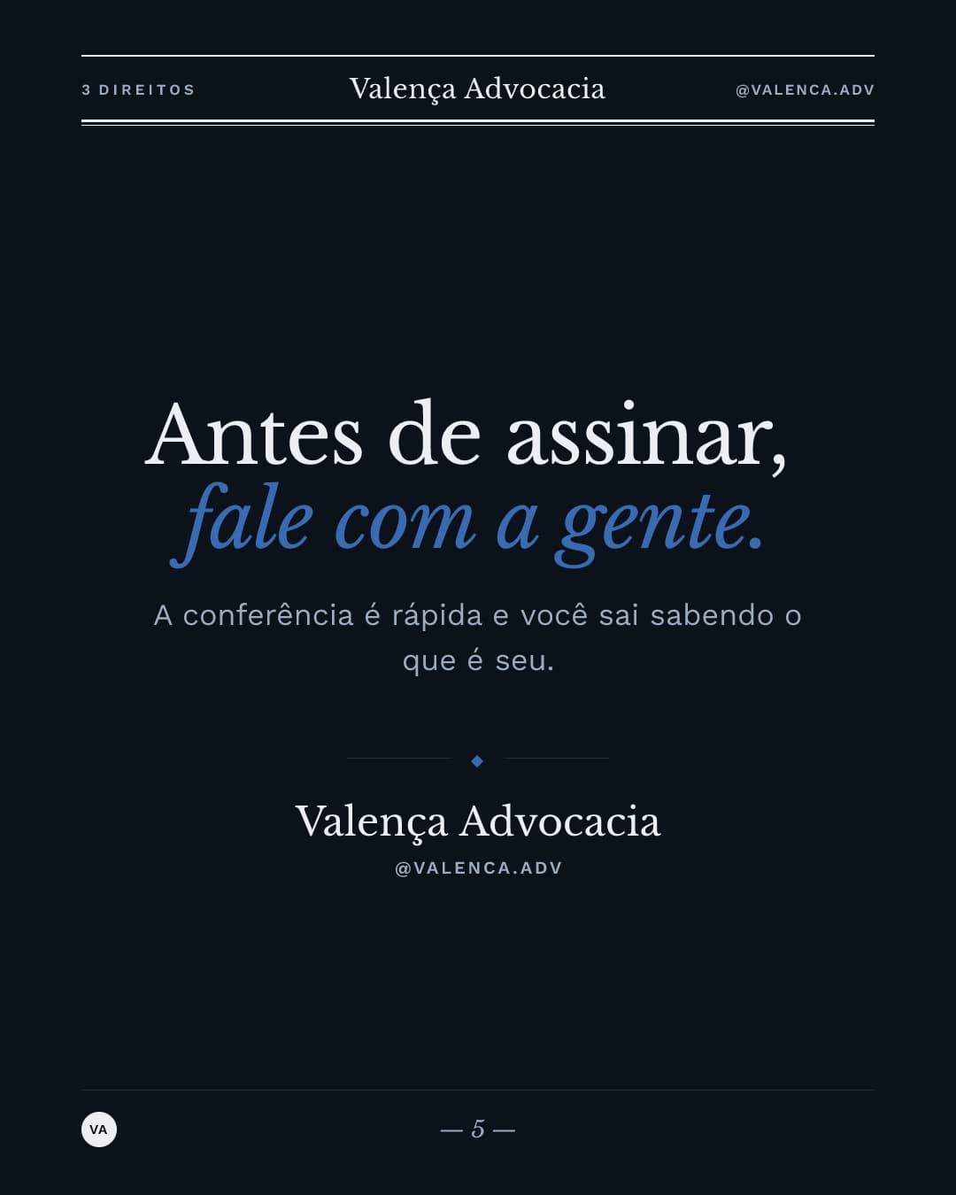 Carrossel gerado para Valença Advocacia, slide 5 de 5